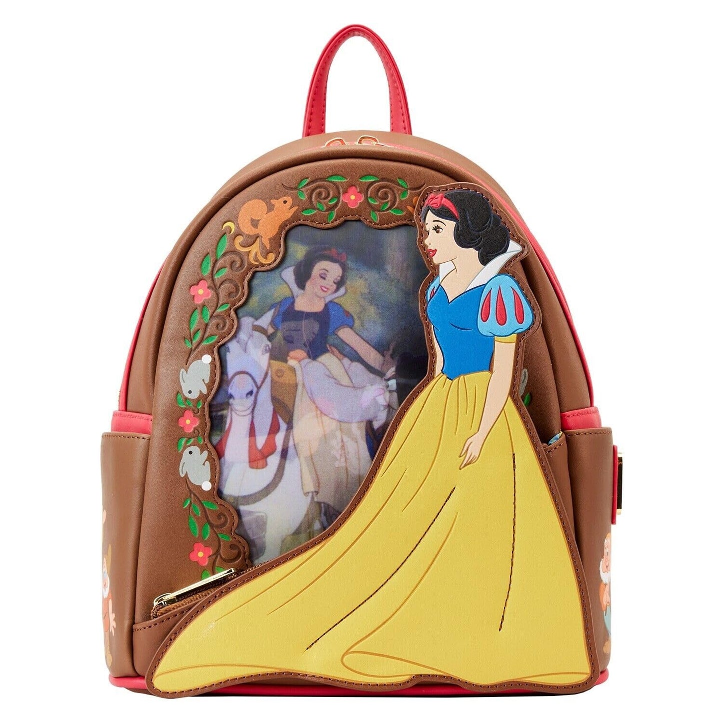 Disney Snow White Lenticular Princess Series Loungefly Mini Backpack Standard