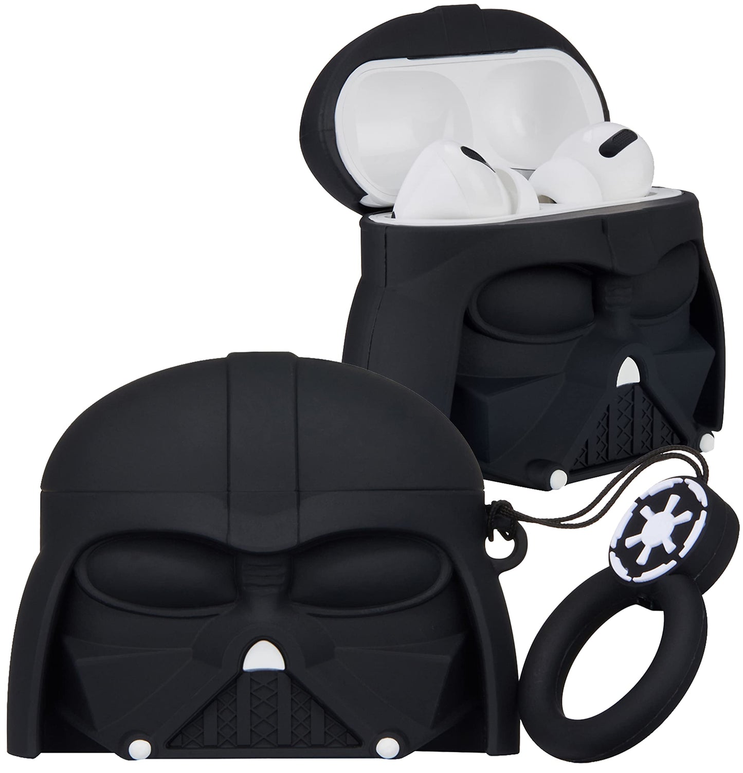 Gkv for Airpods Pro 2019/Pro 2 Gen 2022 Case for Airpod Pro Cover Cartoon Funny Fun Kawaii Cute 3D Cool Character Fashion Girly Air Pods Pro Silicone Shell Cases for Girls Teen Boys Kids (New Black)