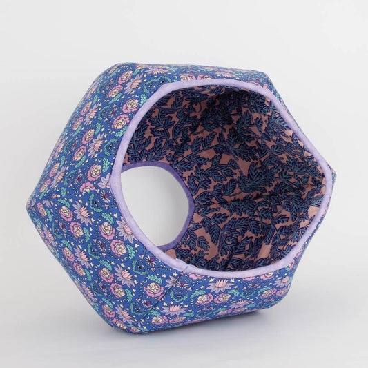 Cat Ball Cat Bed (Mystic Floral)