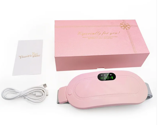 Menstrual Heating Pad Smart Warm Belt Relief Waist Pain Cramps Vibrating Abdominal Massager Electric Waist Belt Device
